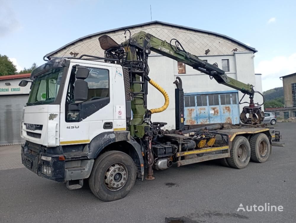 konkslift veoauto IVECO 450 kontejner+ruka