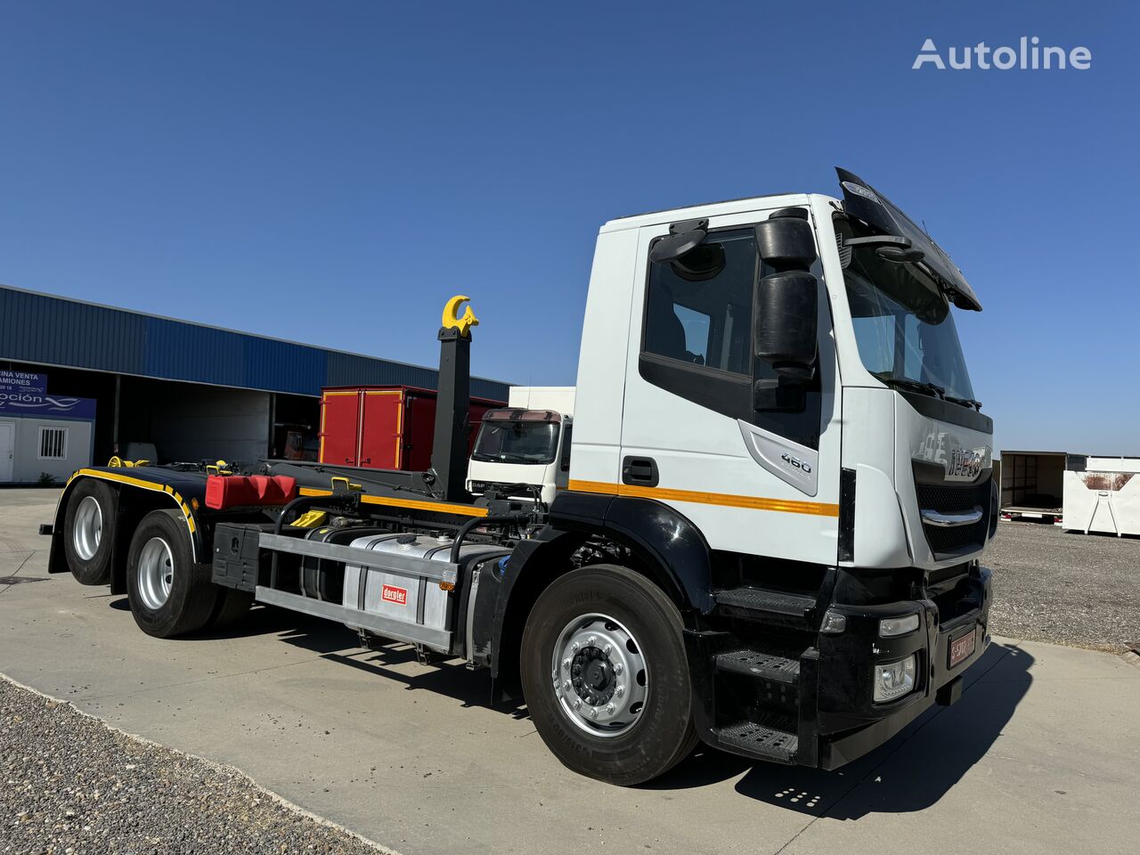 IVECO 460. gancho 20 ton. 6x2. euro 6 hook lift truck