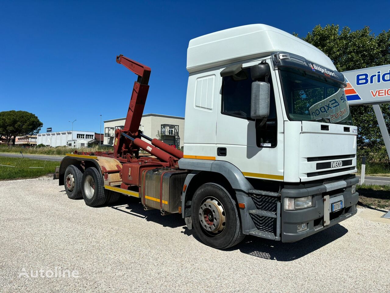 camion ampliroll IVECO EUROTECH scarrabile 3 assi ( 6 cilindri )