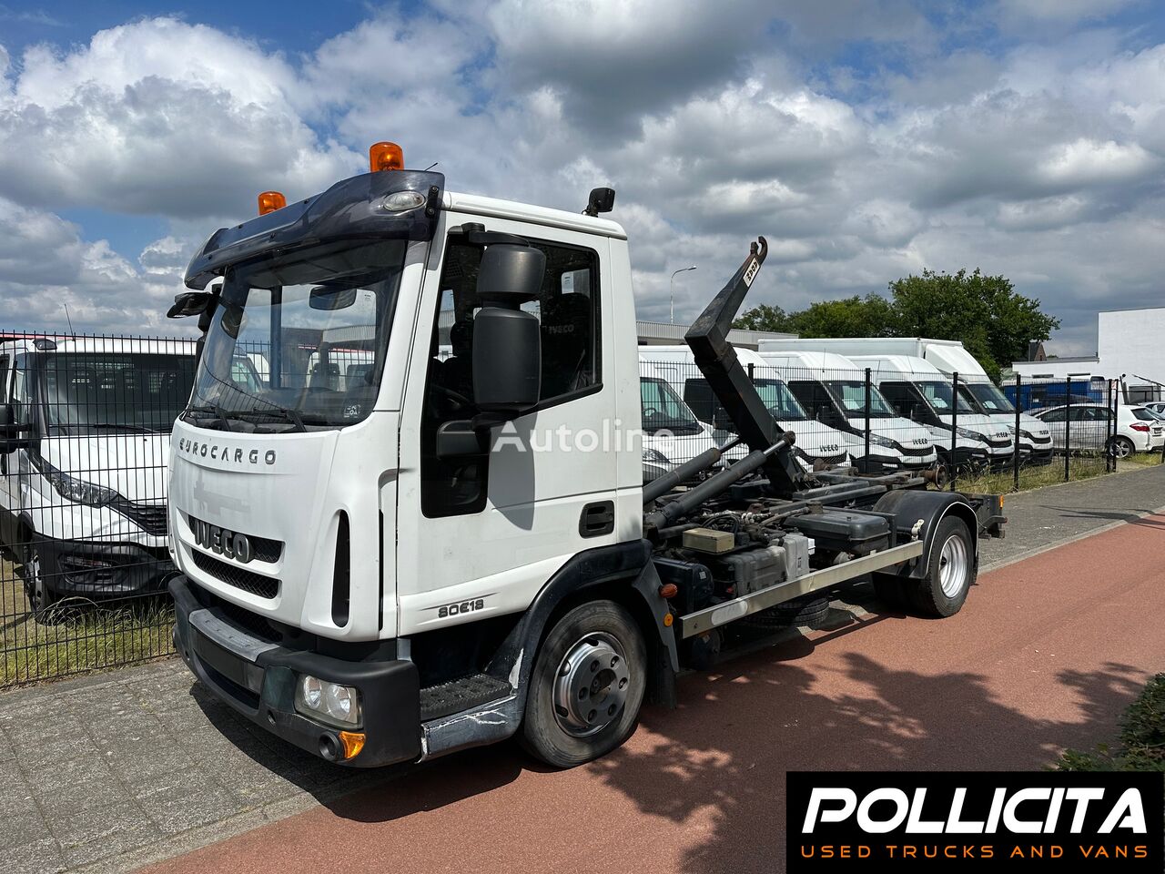 крюковой мультилифт IVECO Eurocargo 80E18 / Haakarm / 90.000 KM! / Euro 5