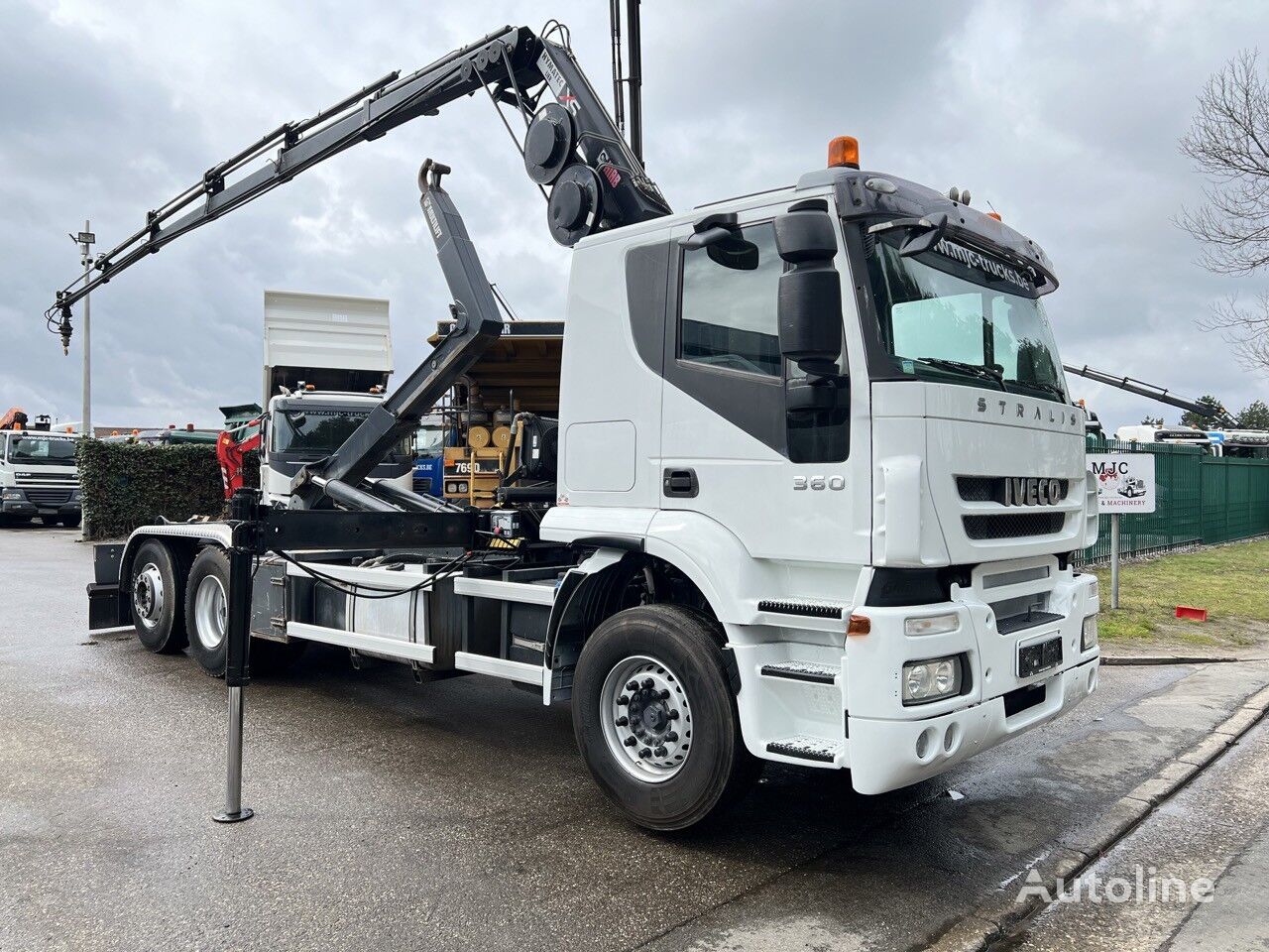 带挂钩升降式装卸车 IVECO Stralis 360 6x2 haak Kraan HIAB XS 088 5x HYDR - 5/6th Funct. -