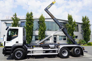 IVECO Stralis 360 E6 6×2 / MARREL 20t hooklift krokløftbil