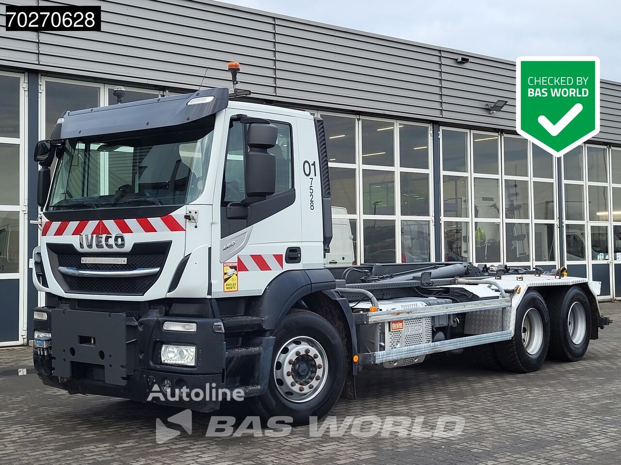 крюковой мультилифт IVECO Stralis 460 6X2 Marrel AL20 S59 ActiveDay ACC Euro 6