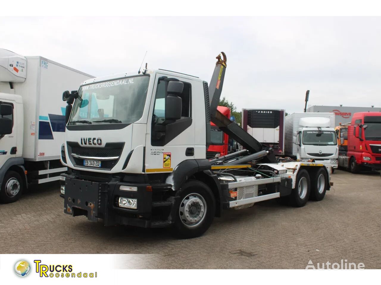 IVECO Stralis 460 + 6x2 + 20t marrel + EURO 6 +RETARDER + 12 IN STOCK hook lift truck