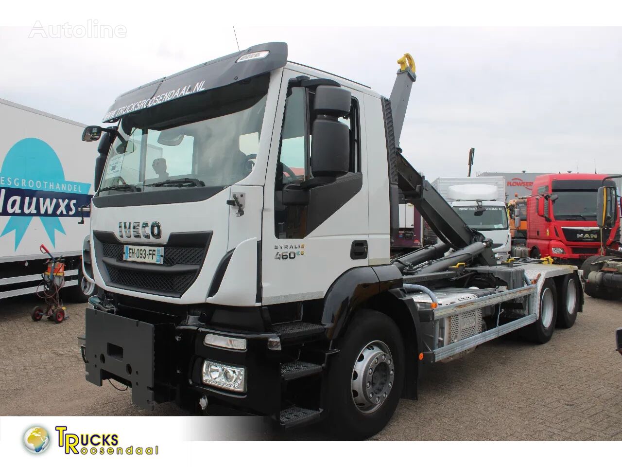 IVECO Stralis 460 + 6x2 full!! + 20t marrel + EURO 6 +RETARDER + 12 IN camión con gancho