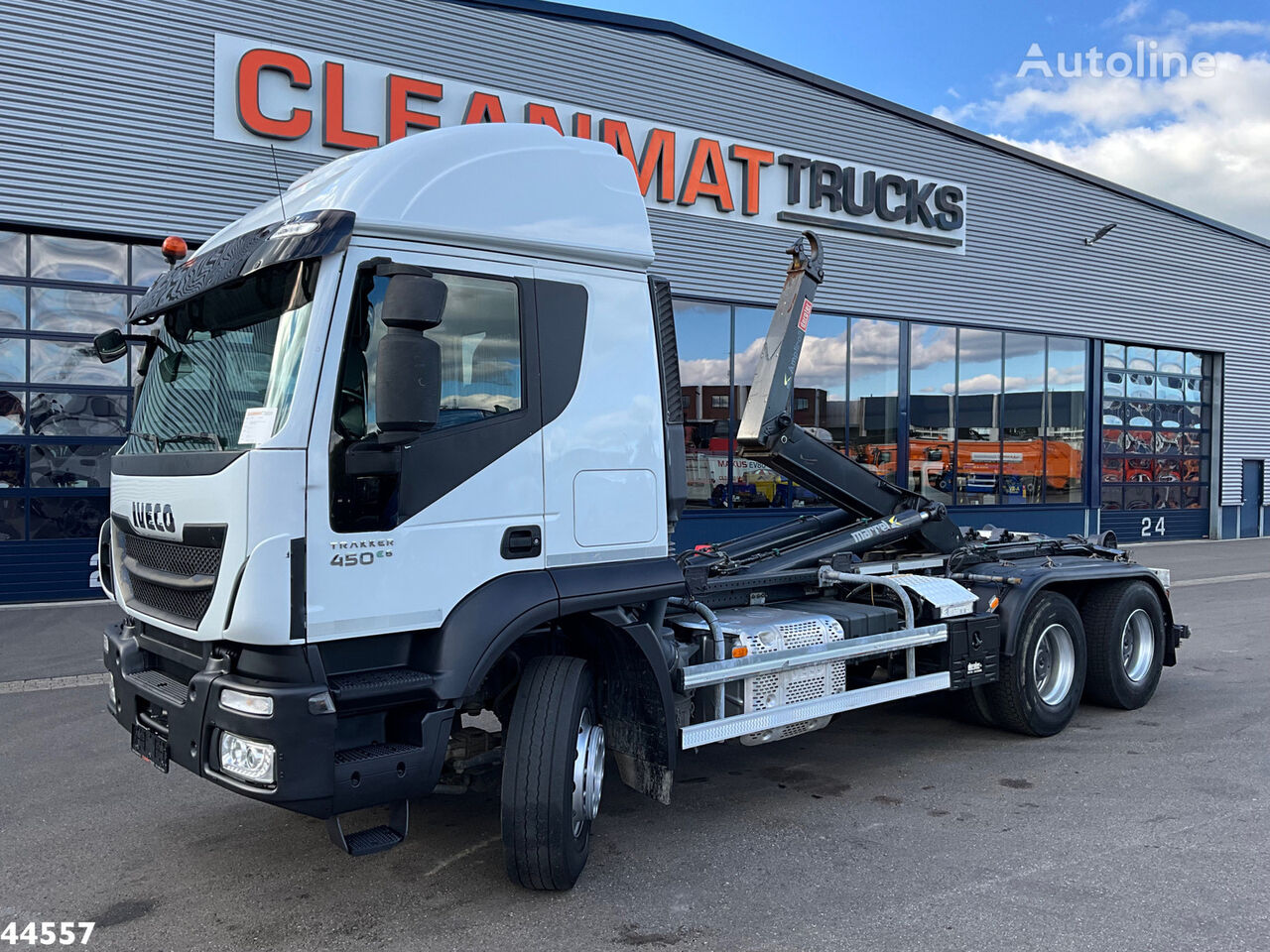 крюковой мультилифт IVECO Trakker AT260T45 6x4 Marrel 20 Tons haakarmsysteem