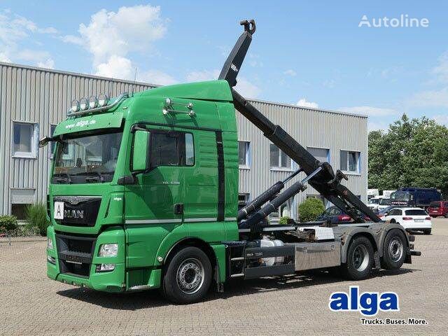 MAN 26.480 TGX LL 6x2, Intarder, VDL S21-6200, AHK hook lift truck