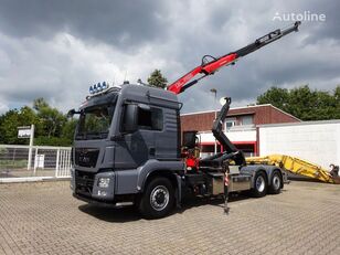 MAN 26.500 Hook lift truck + crane Fassi F125A 6x2