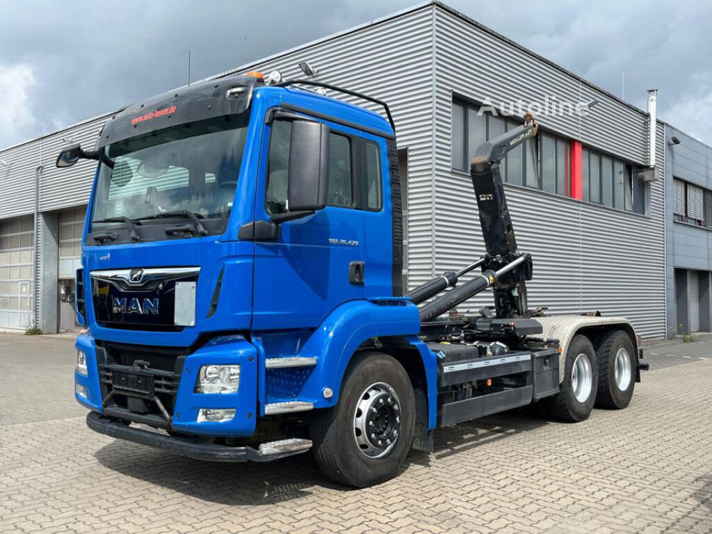 MAN TG-S 26.470 Radstand emelőhorgos teherautó - Autoline