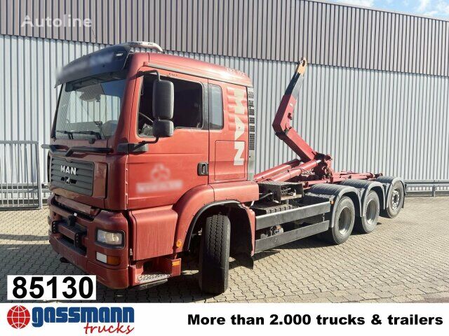 camion ampliroll MAN TGA 25.530 8x4-4 BL, Lift-/Lenkachse