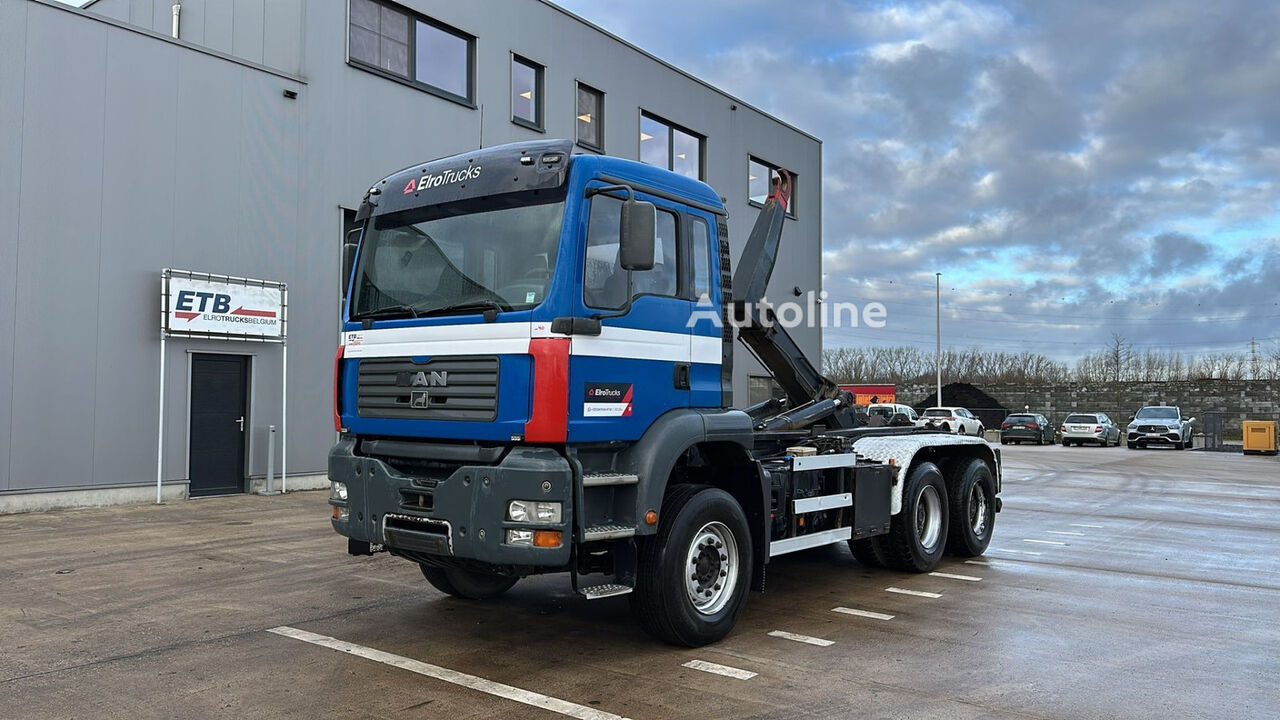 camion ampliroll MAN TGA 26.430 (20T HOOK / TOP CONDITION / STEEL SUSPENSION / MANUAL