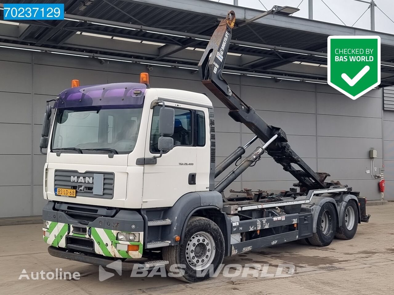 MAN TGA 28.440 6X2 20 tons Multilift NL-Truck Liftachse Euro 5 camión con gancho
