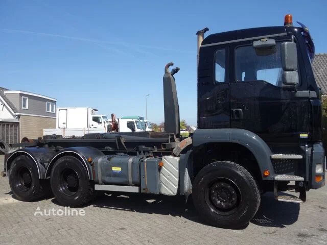 MAN TGA 33.430 waf hooklift,VOOR5.50 METER CONTAINERBAKKEN hook lift truck - Autoline