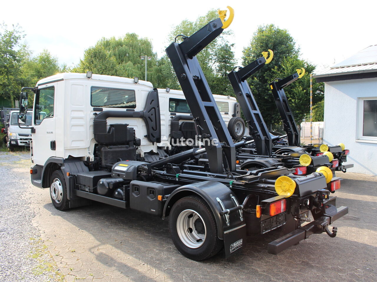 MAN TGL 8.190 BL City Abrollkipper Aut., 2 x AHK hook lift truck