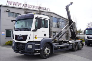 MAN TGS 26.420 6×2 E6 Marrel hooklift / 132 tho. km / steering and l Abrollkipper