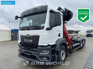 new MAN TGS 26.440 6X2 Penz Crane Hyva Lift-Lenkachse Euro 6 hook lift truck