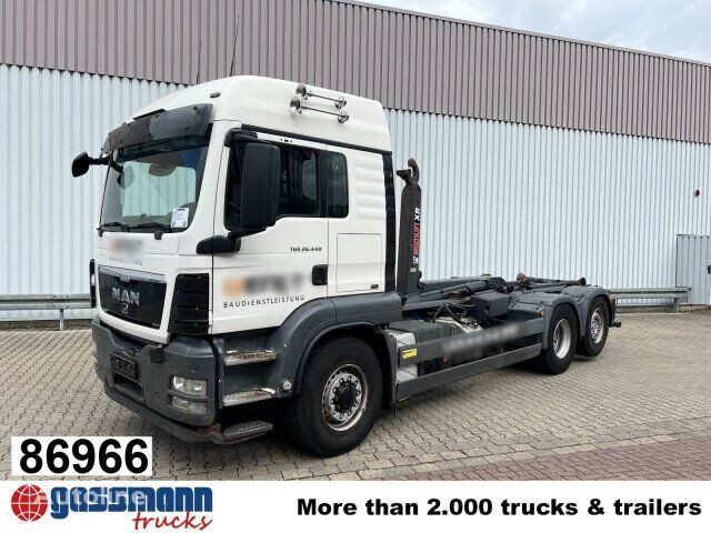 شاحنة ذات الخطاف MAN TGS 26.440 6x4H-2 BL mit Liftachse