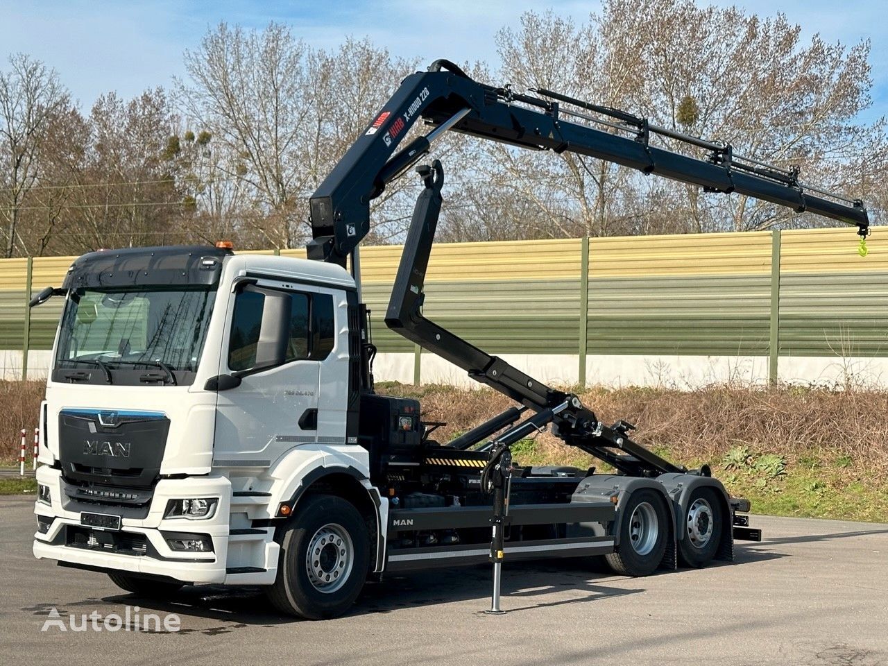 new MAN TGS 26.470  hook lift truck