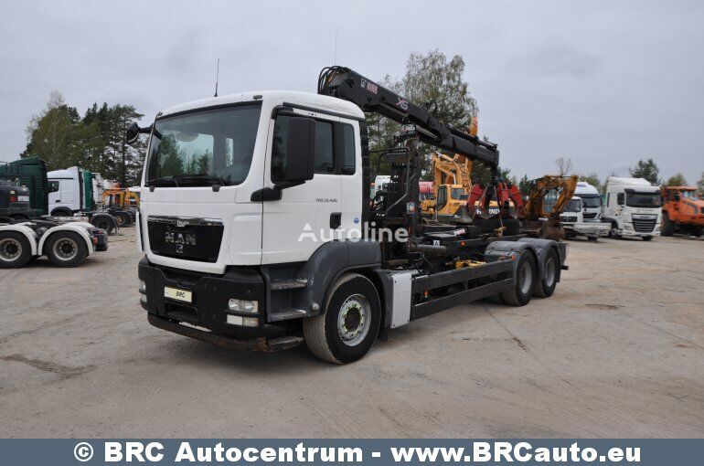 камион рол кипер MAN TGS 33.400 6x4 Hiab 122