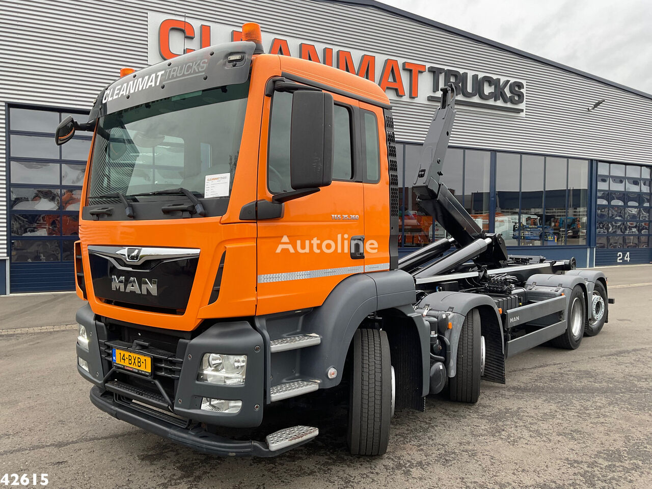 MAN TGS 35.360 8x2 Euro 6 VDL 30 Ton haakarmsysteem haakarm vrachtwagen