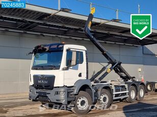 new MAN TGS 35.470 8X4 Hyva 26-62-SK Steelsuspension Lift+Lenkachse Euro hook lift truck