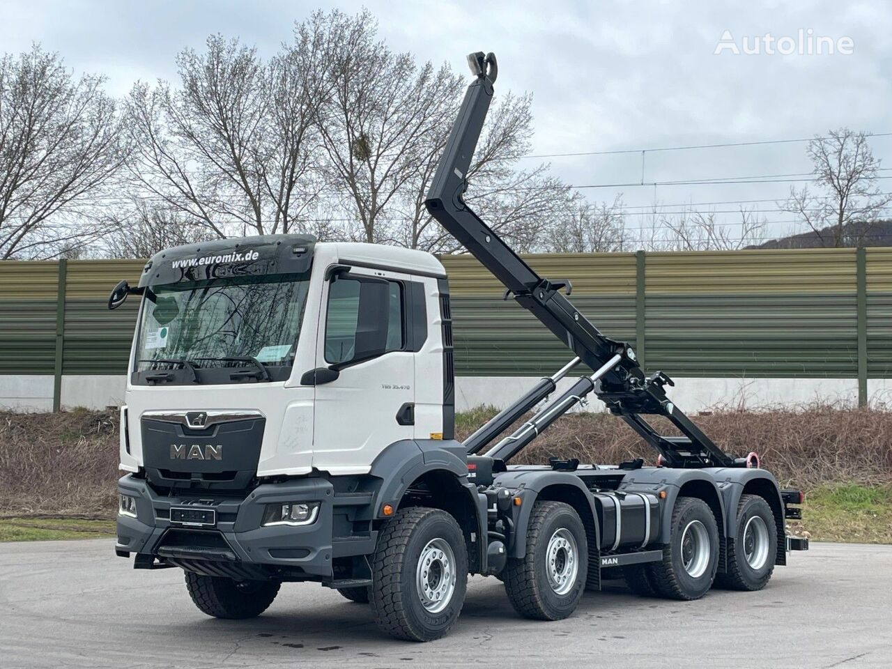 nowa ciężarówka hakowiec MAN TGS 35.480 8x4 Euro6e Hiab MultLift Abrollkipper