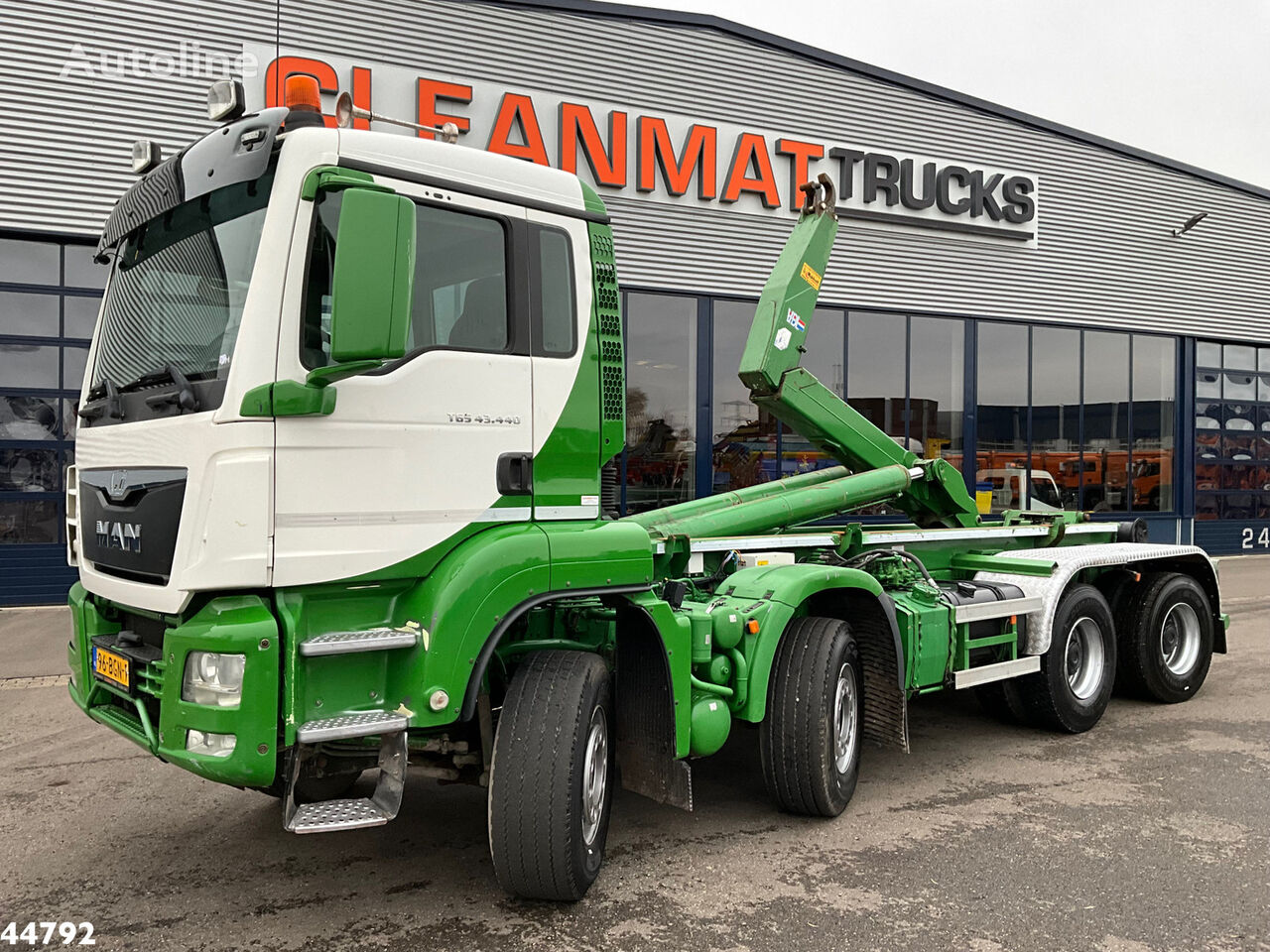 MAN TGS 43.440 8x4 Euro 6 VDL 40 Ton haakarmsysteem hook lift truck