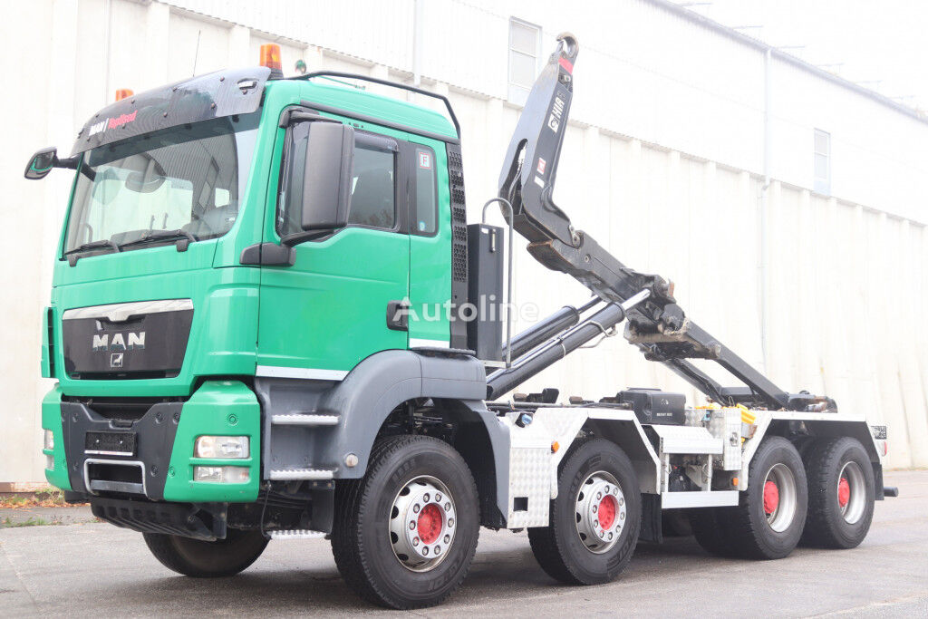 MAN TGS35.400 E6 8x4 Pritarder Hiab Reifen 14 16mm camión con gancho