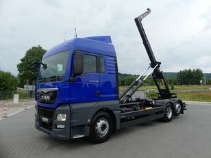 xe chở rác thùng rời MAN TGX 26.400 / 6x2 / HAKOWIEC / HIAB MULTILIFT 18T / EURO 6 /