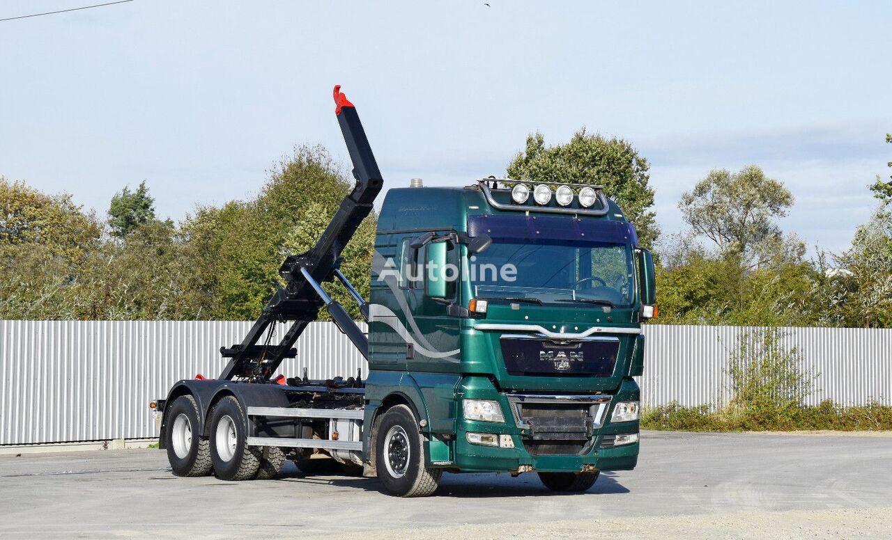 MAN TGX 26.480  hook lift truck