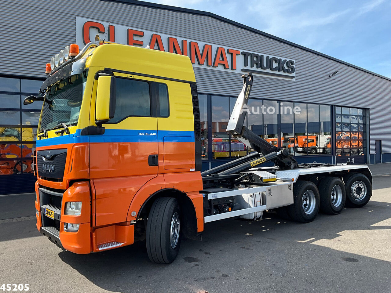 شاحنة ذات الخطاف MAN TGX 35.440 Euro 6 8x4 26 Ton haakarmsysteem - Autoline