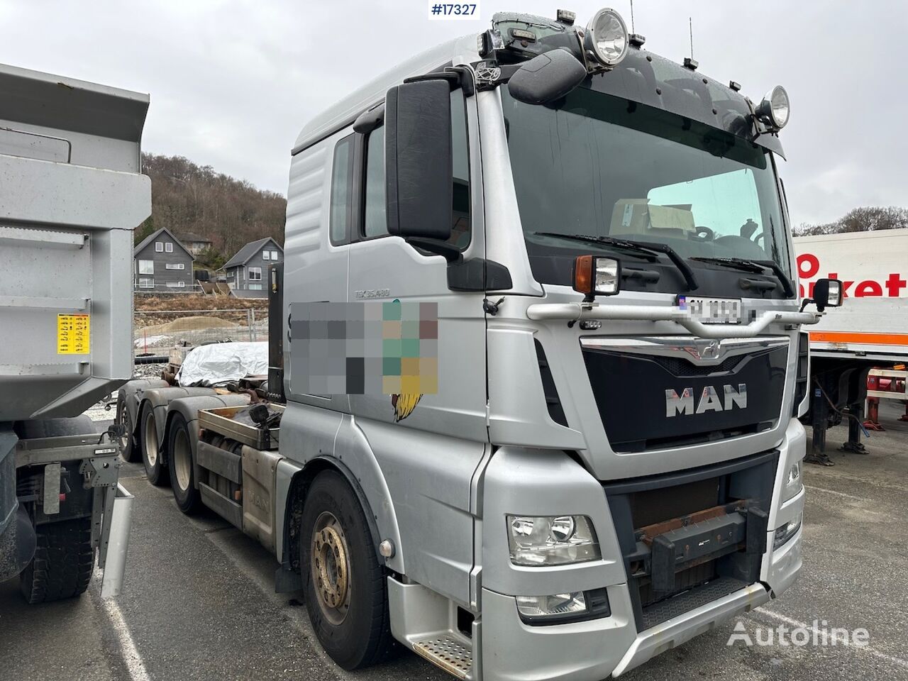 شاحنة ذات الخطاف MAN TGX 35.480