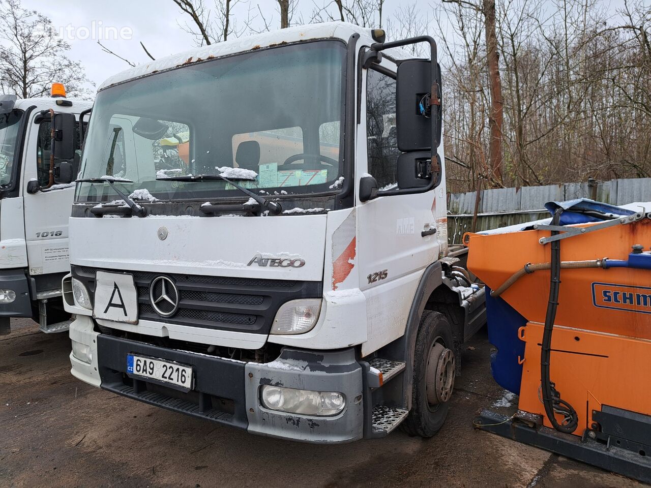 MB ATEGO 1215 K hook lift truck