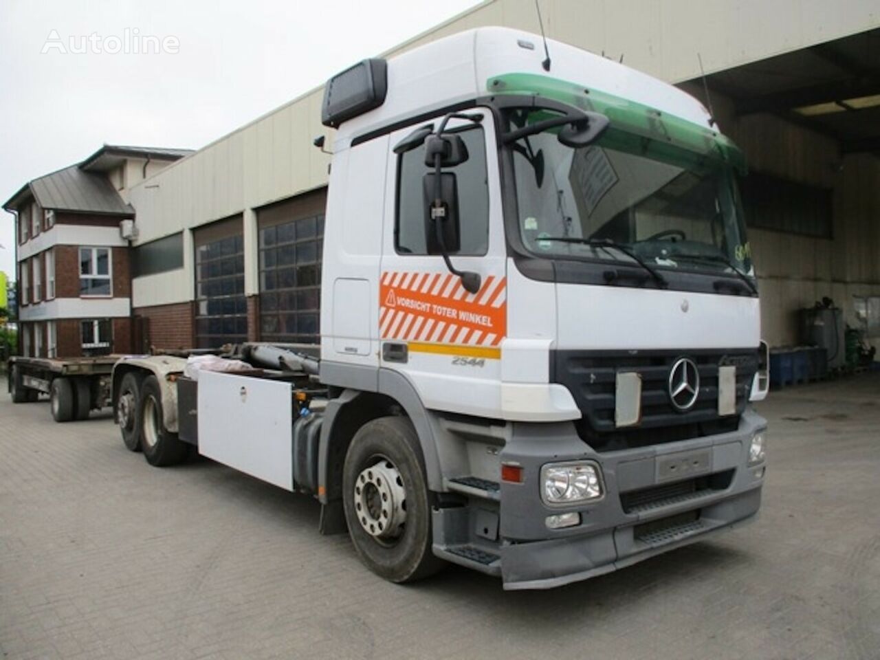 camião polibenne Mercedes-Benz 2544 Actros 6x2 MP2 AHK/3-Pedale