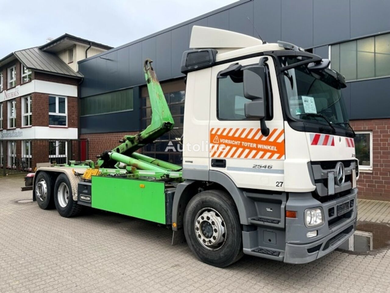 Mercedes-Benz 2546 Actros Meiller RK 20.70 TS AHK camión con gancho