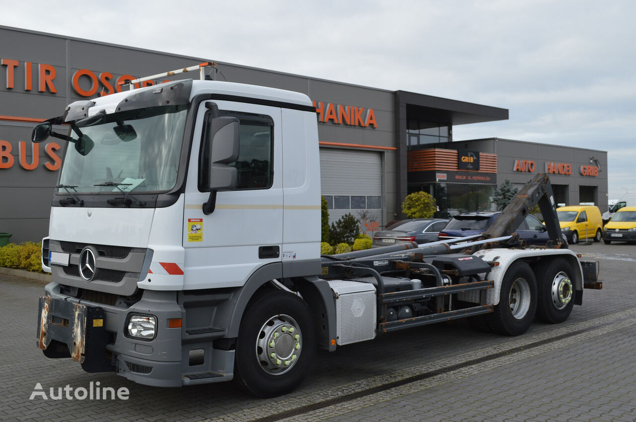 hákový nosič kontejnerů Mercedes-Benz ACTROS 2541 EURO 5 HOOK ABROLLKIPPER