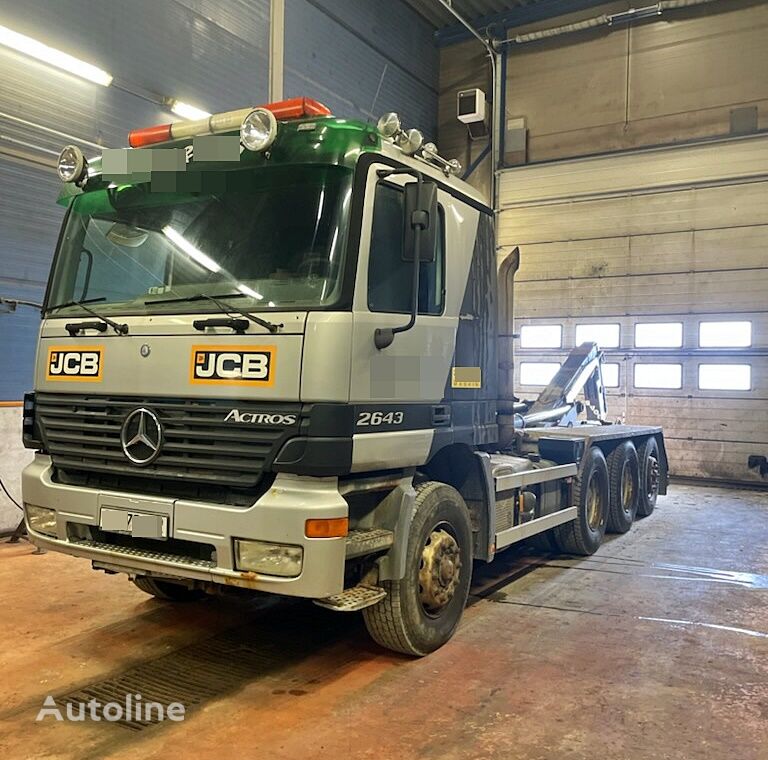 hákový nosič kontejnerů Mercedes-Benz ACTROS 2643 *8x4 *JOAB *MANUAL