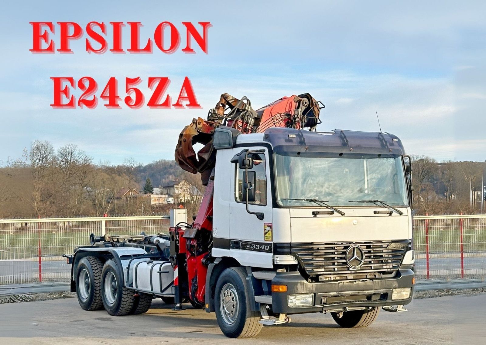 крюковой мультилифт Mercedes-Benz ACTROS 3340 * ABROLLKIPPER * EPSILON E245ZA /6x4