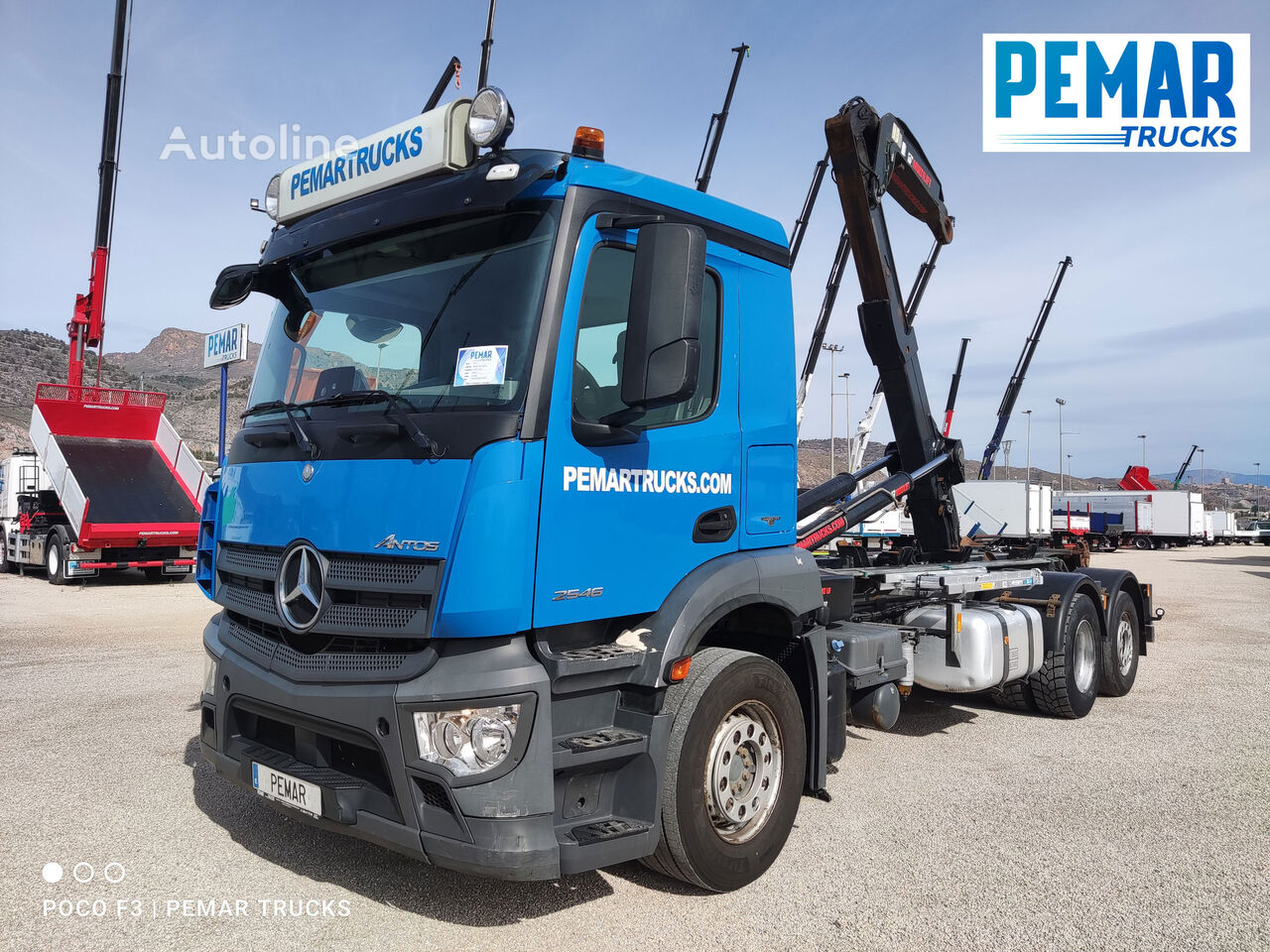Hákový nosič kontejnerů Mercedes-Benz ANTOS 2546 na prodej | Autoline CZ Hákový nosič kontejnerů Mercedes-Benz ANTOS 2546 - Autoline