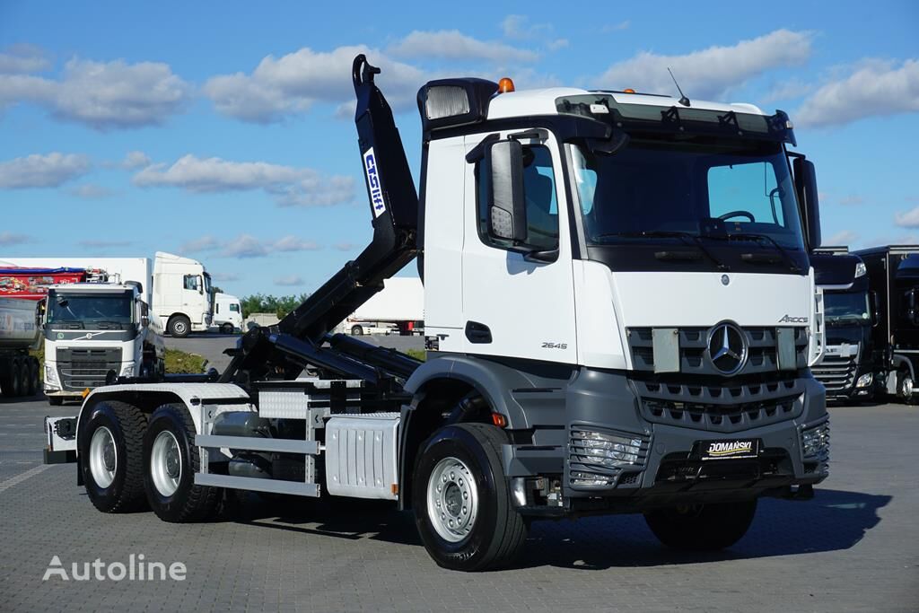 Mercedes-Benz AROCS / 2645 / ACC / EURO 6 / 6 X 4 / HAKOWIEC hook lift truck