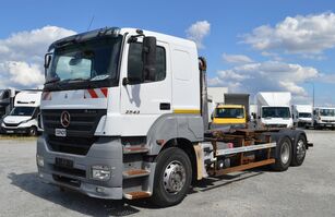 ciężarówka hakowiec Mercedes-Benz AXOR 2543 HOOK JANCO HS20 14T KLIMA WEBASTO Bed Steering Axle Au