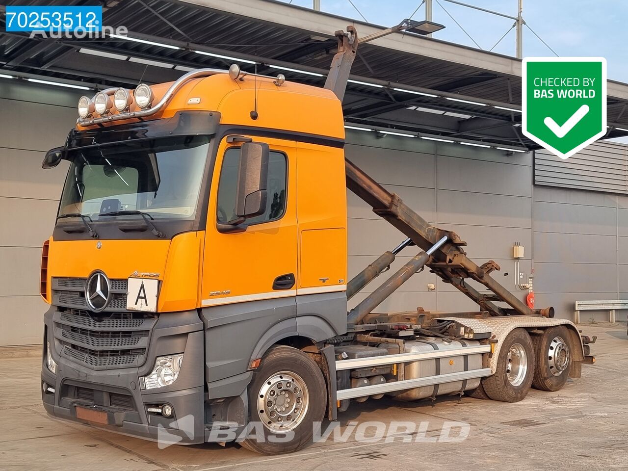 крюковой мультилифт Mercedes-Benz Actros 2545 6X2 20tons Palfinger Lift-lenkachse Alcoa's ACC Navi