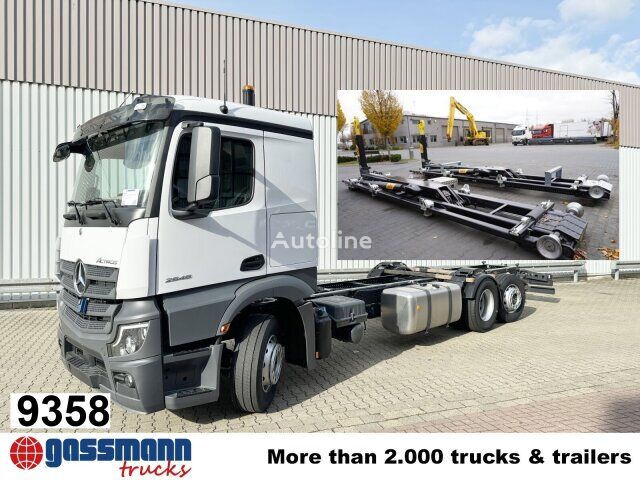 новый крюковой мультилифт Mercedes-Benz Actros 2545 L 6x2/52, Lenk-/Liftachse