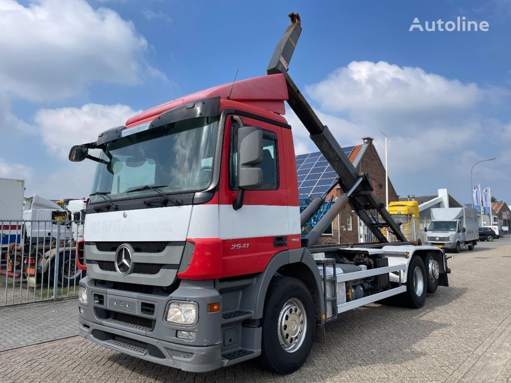 camião polibenne Mercedes-Benz Actros 2641 Actros 2641L 6x2 VDL 20 ton Hooksystem