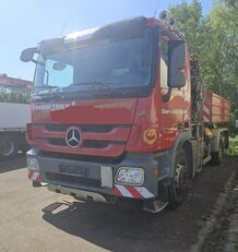 Mercedes-Benz Actros 2641 L 6x2 Hakenabroller mit Kran camión con gancho