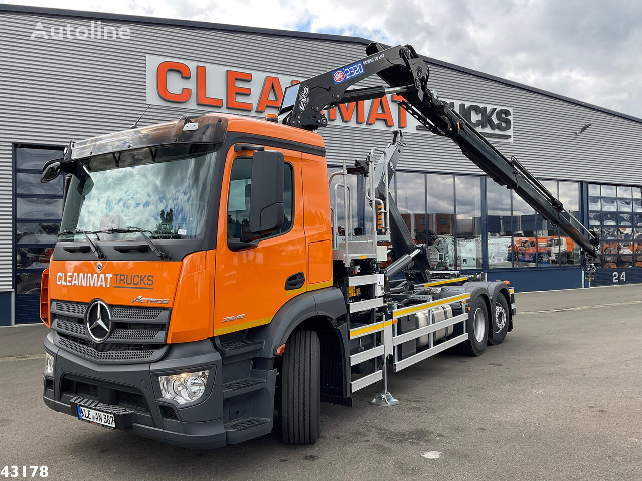 Mercedes-Benz Actros 2643 Euro 6 HMF 23 Tonmeter laadkraan hook lift truck