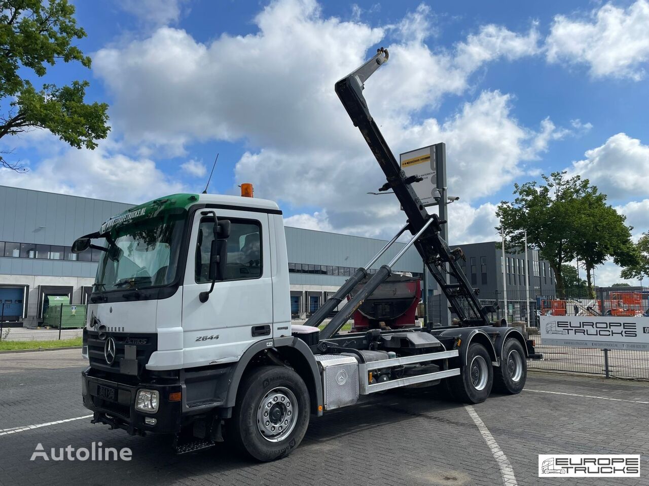 hook lift Mercedes-Benz Actros 2644 Full Steel - Automatic - MP2