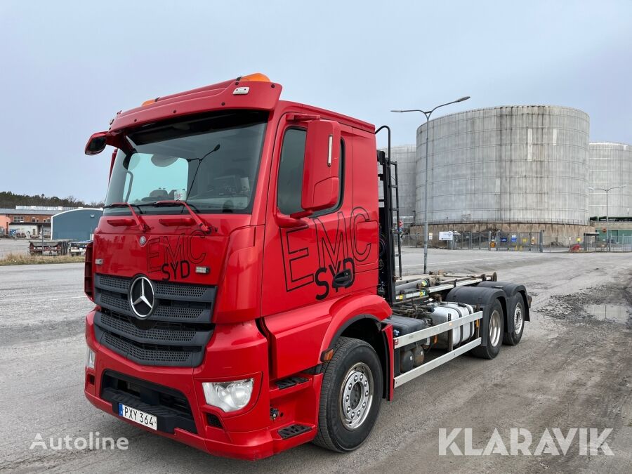 camion ampliroll Mercedes-Benz Antos 2548L 6x2 V13