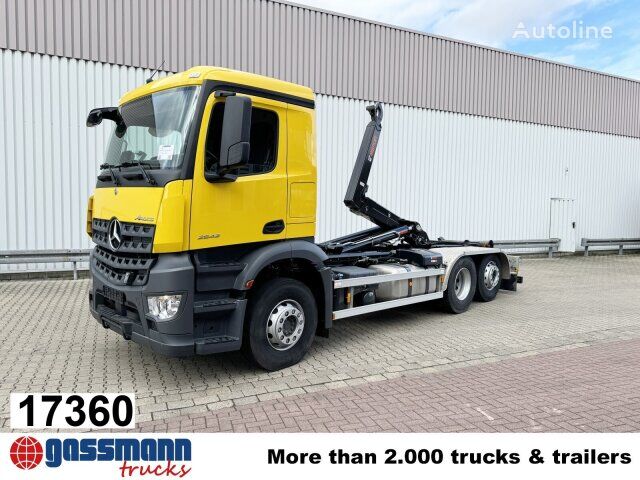 camião polibenne Mercedes-Benz Arocs 2642 L 6x2/42, Liftachse, Hiab 21S56 bis novo