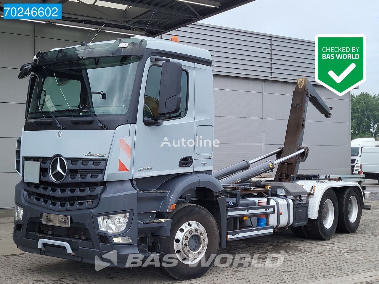 Mercedes-Benz Arocs 2845 6X4 6x4 Hubreduction 20tons Meiller RK 20.65 Retarder hook lift truck